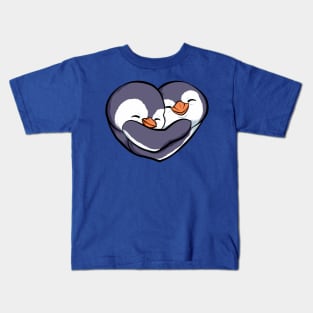 cute, funny and affectionate penguin Kids T-Shirt